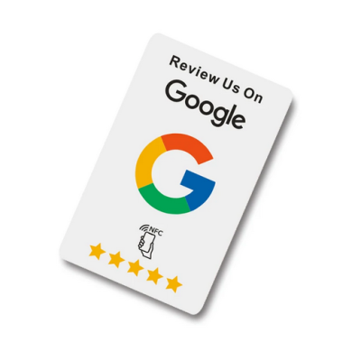Karta NFC do zbierania opinii Google - Personalizowana Karta z Chipem