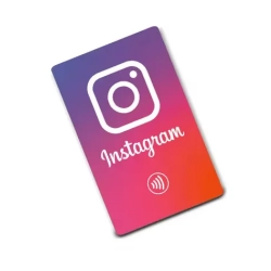 Karta NFC do zbierania obserwujących Instagram - Karta z Chipem