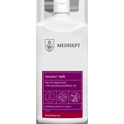 Velodes Soft 500ml - Płyn do higienicznej i chirurgicznej dezynfekcji rąk