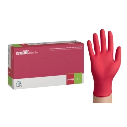Zarys - Rękawice diagnostyczne nitrylowe malinowe (berry) 100szt. roz. L