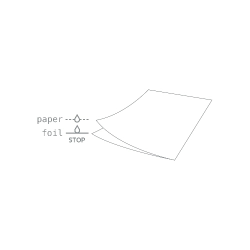 Podkład podfoliowany w rolce 60 cm x 50 m – biały