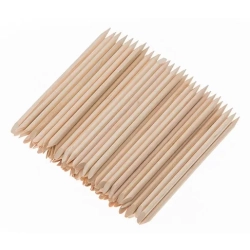 Drewniane Patyczki do Manicure - 100 sztuk, 9,5cm
