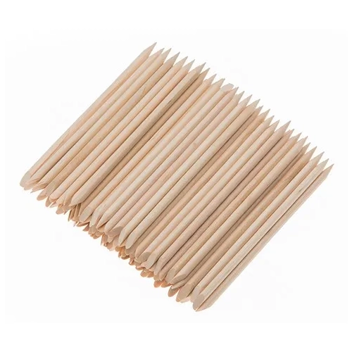 Drewniane Patyczki do Manicure - 100 sztuk, 11,4 cm